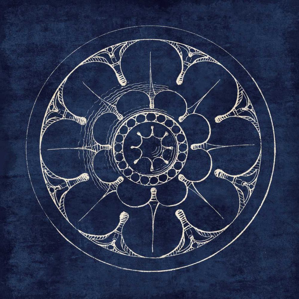 Rosette III Indigo art print by Wild Apple Portfolio for $57.95 CAD
