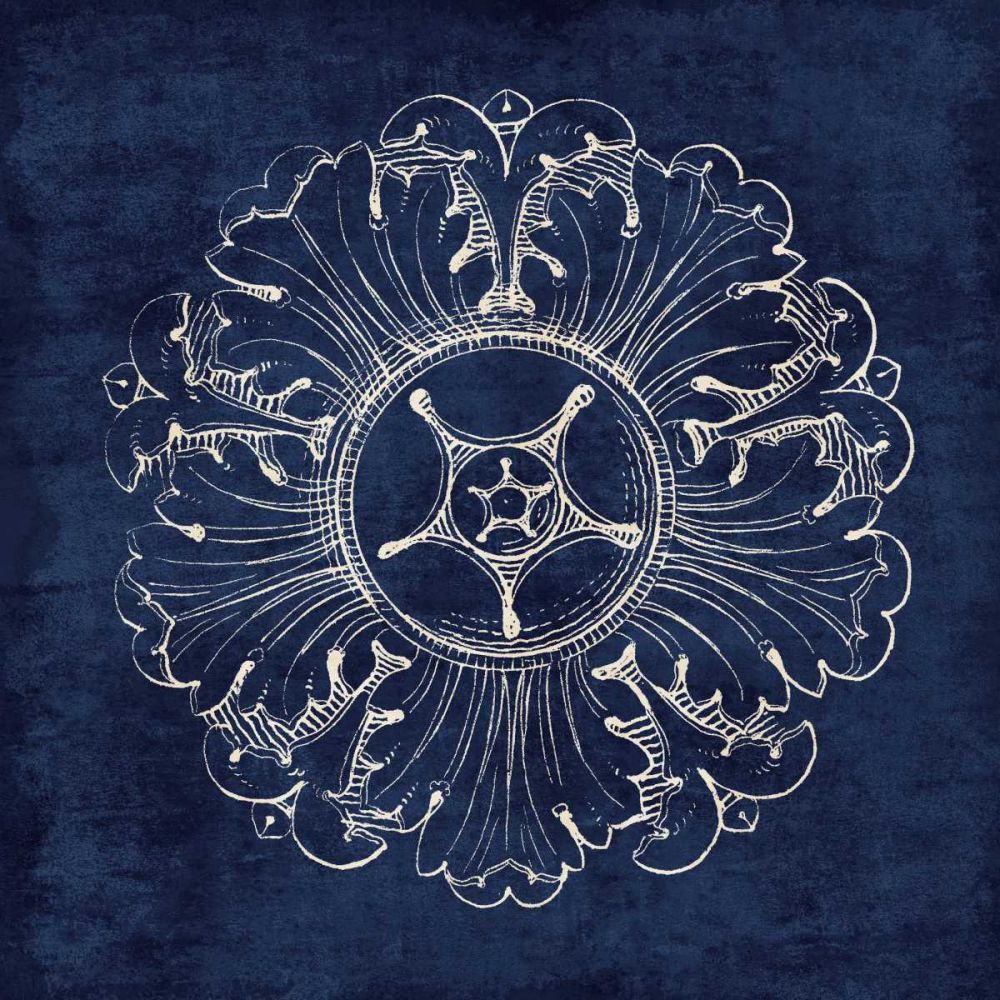 Rosette VI Indigo art print by Wild Apple Portfolio for $57.95 CAD