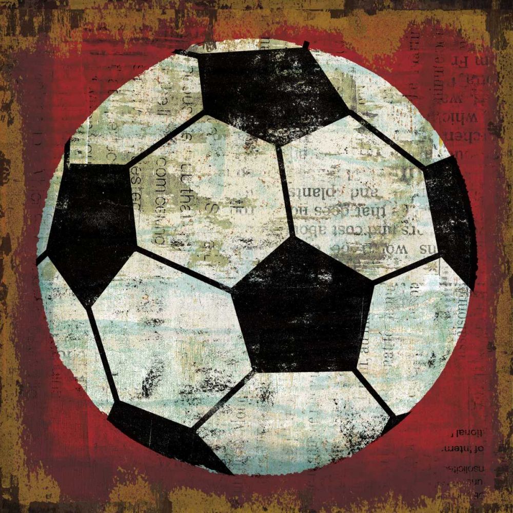 Ball IV on Red art print by Michael Mullan for $57.95 CAD