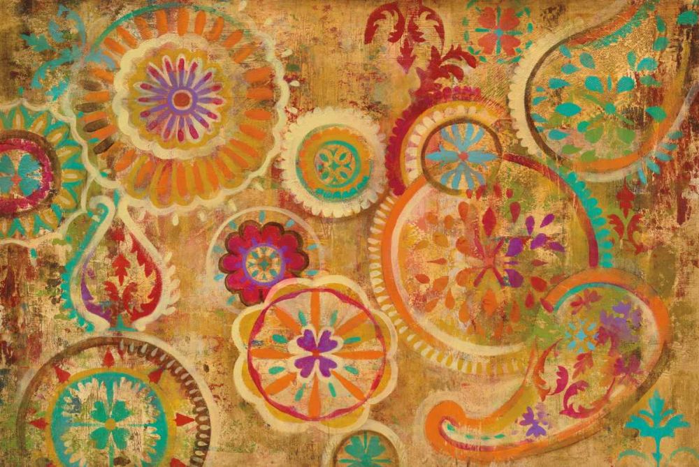 Contemporary Paisley art print by Silvia Vassileva for $57.95 CAD