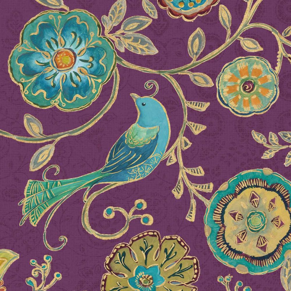 Bohemian Wings VII Aubergine art print by Daphne Brissonnet for $57.95 CAD