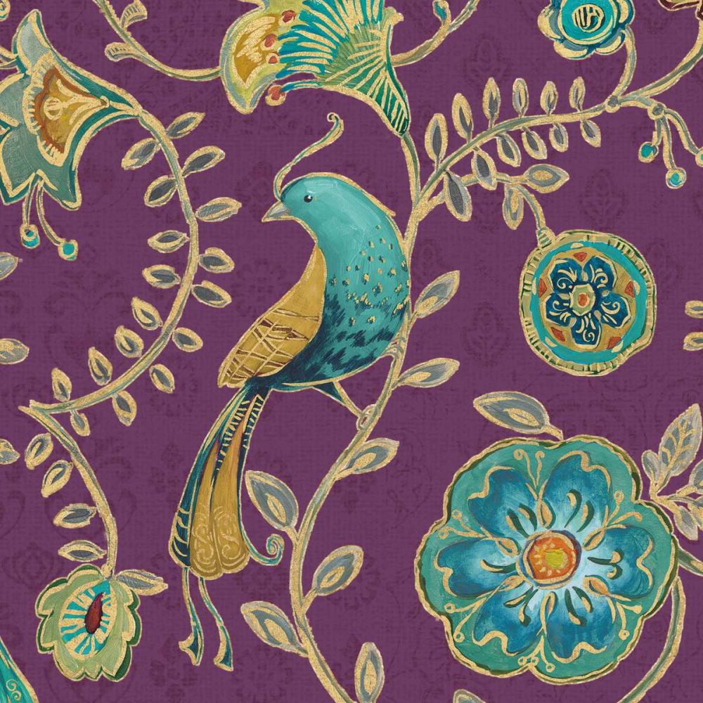 Bohemian Wings VIII Aubergine art print by Daphne Brissonnet for $57.95 CAD