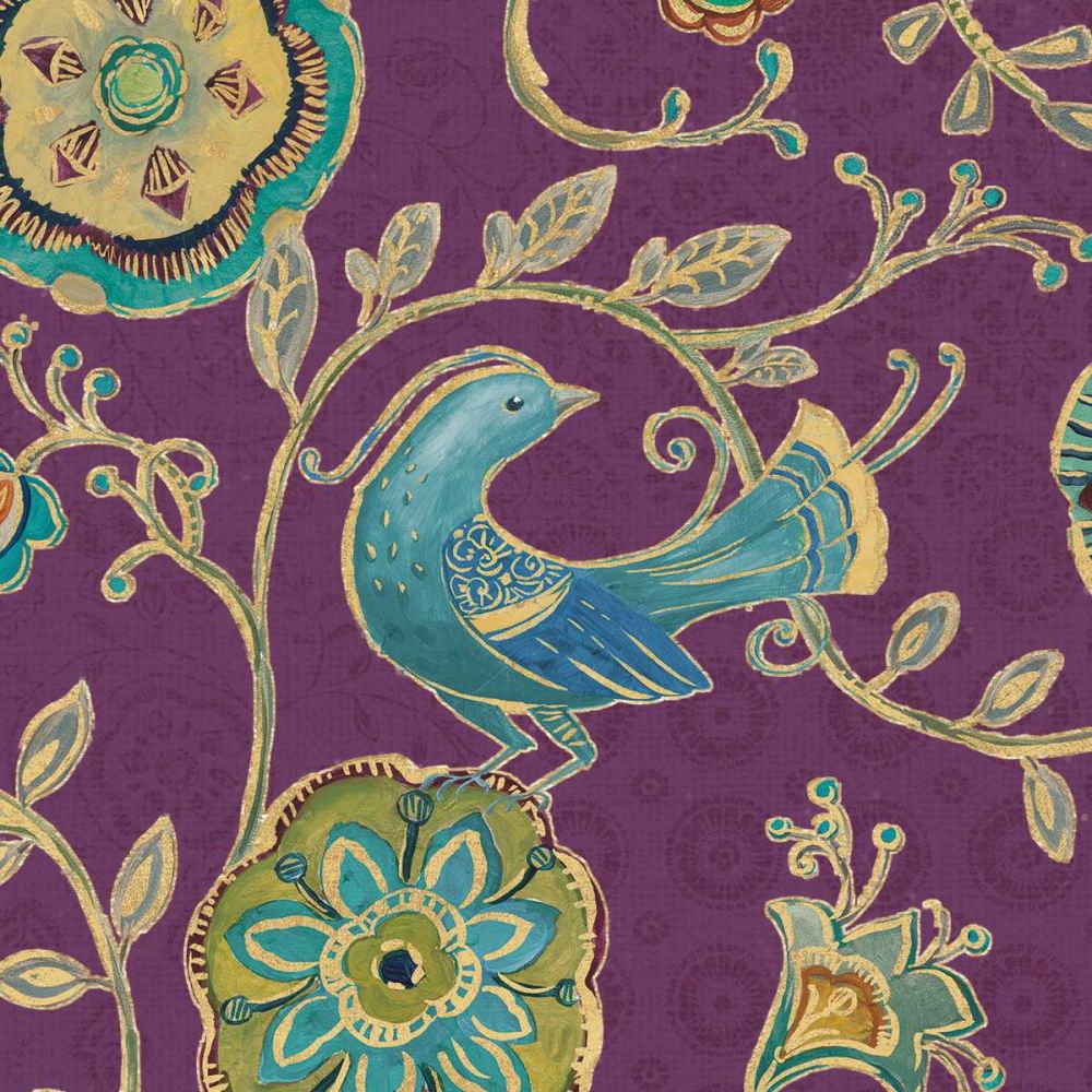 Bohemian Wings IX Aubergine art print by Daphne Brissonnet for $57.95 CAD