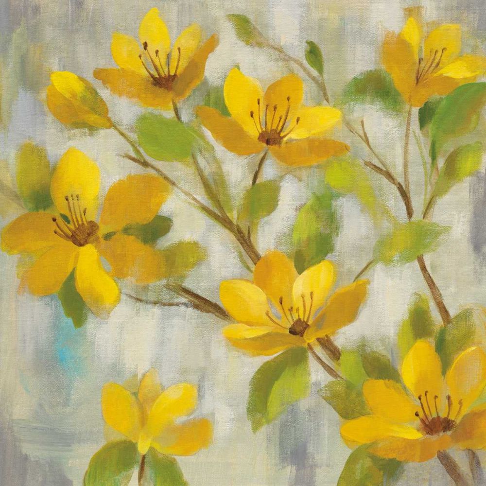 Golden Bloom I art print by Silvia Vassileva for $57.95 CAD