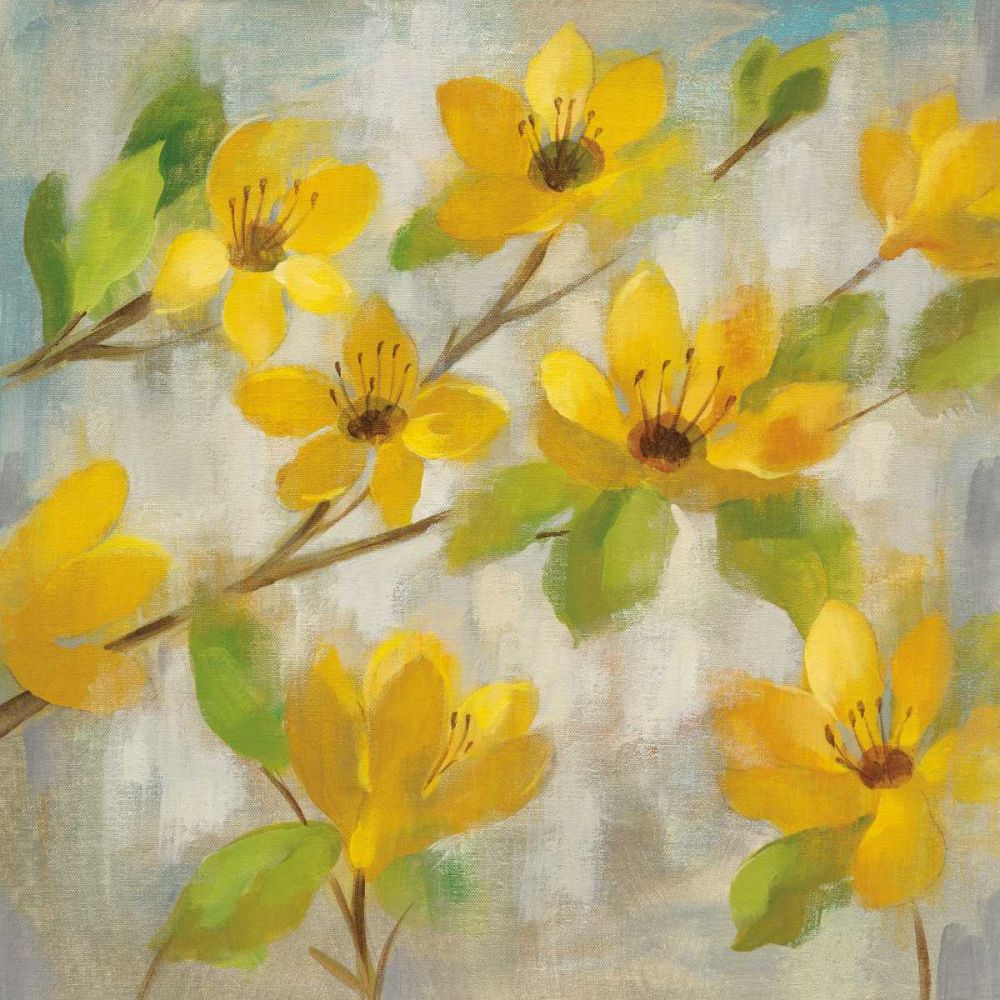 Golden Bloom II art print by Silvia Vassileva for $57.95 CAD