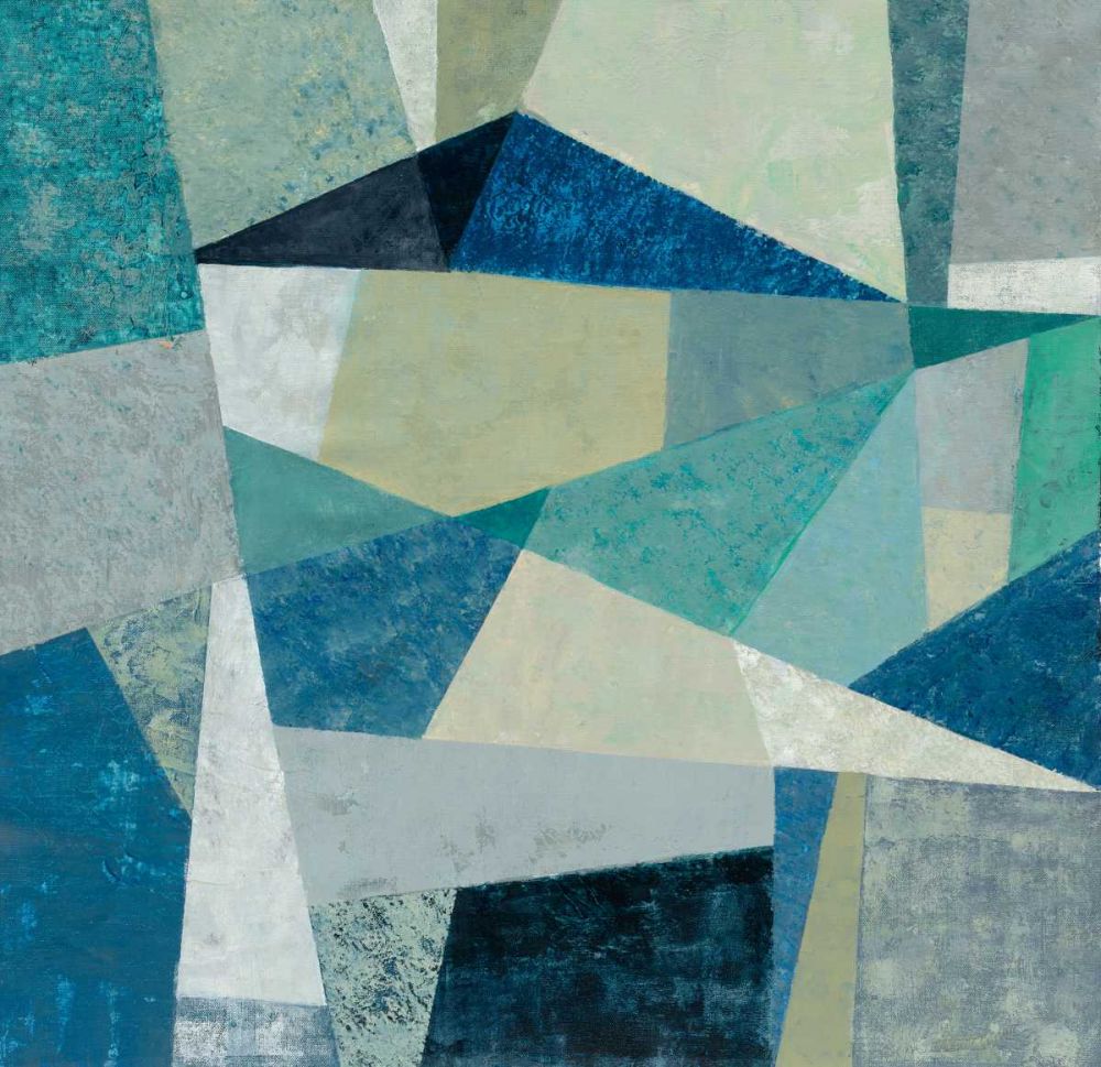 Indigo Geo Metric art print by Silvia Vassileva for $57.95 CAD