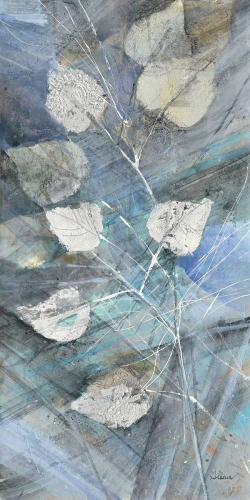 Silver Leaves I art print by Albena Hristova for $57.95 CAD