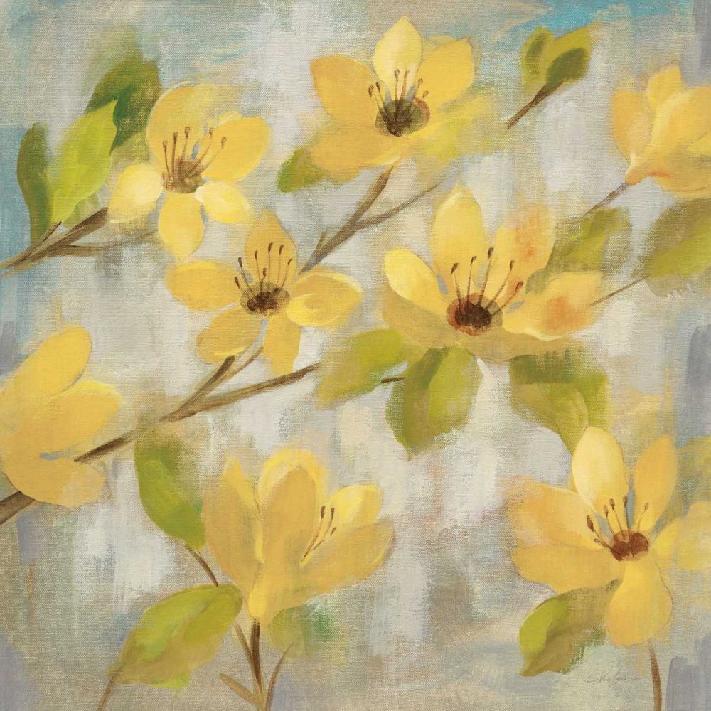 Golden Bloom II Neutral art print by Silvia Vassileva for $57.95 CAD