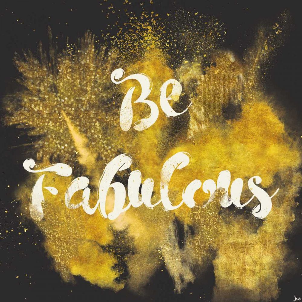 Glitter and Gold I art print by Jess Aiken for $57.95 CAD