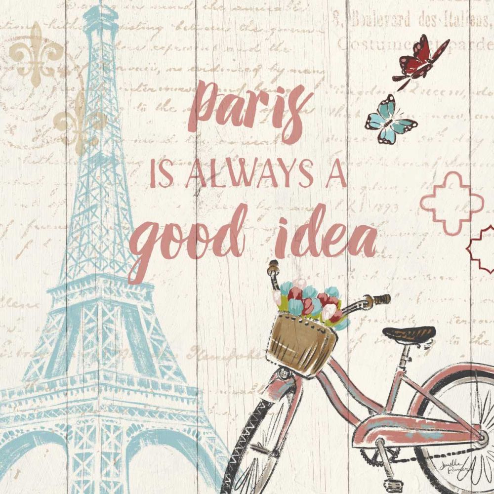 Paris Tour IV art print by Janelle Penner for $57.95 CAD