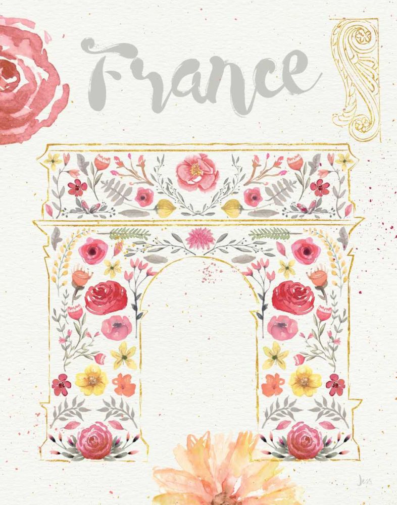 Paris Blooms II art print by Jess Aiken for $57.95 CAD