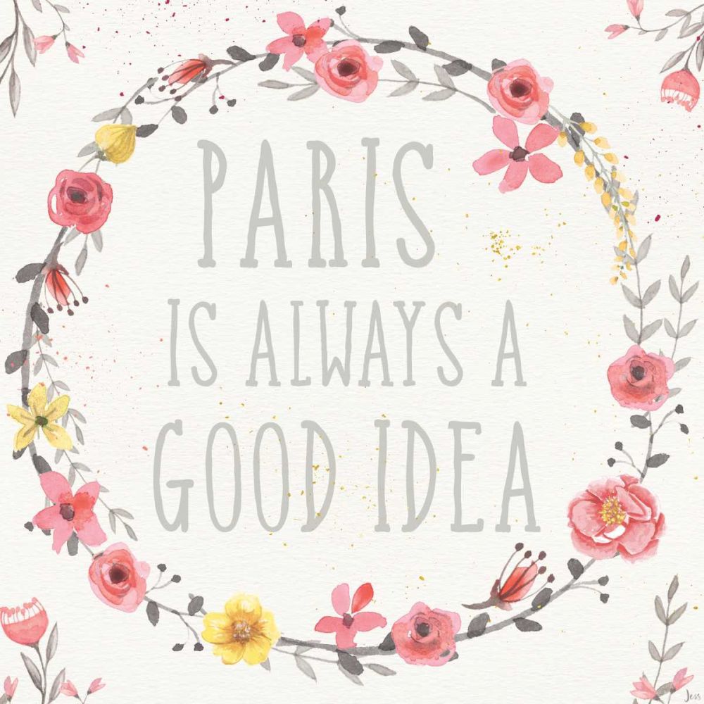 Paris Blooms IV art print by Jess Aiken for $57.95 CAD