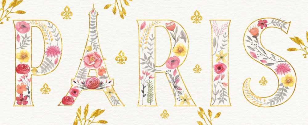 Paris Blooms V art print by Jess Aiken for $57.95 CAD