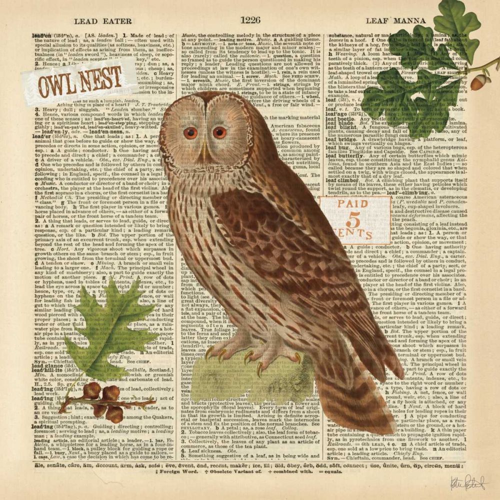 Lodge Collage I art print by Katie Pertiet for $57.95 CAD