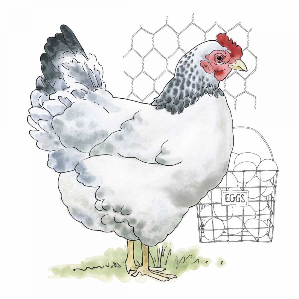 Fun at the Coop IV v2 art print by Beth Grove for $57.95 CAD
