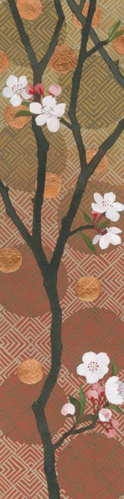 Cherry Blossoms Panel I Crop art print by Kathrine Lovell for $57.95 CAD