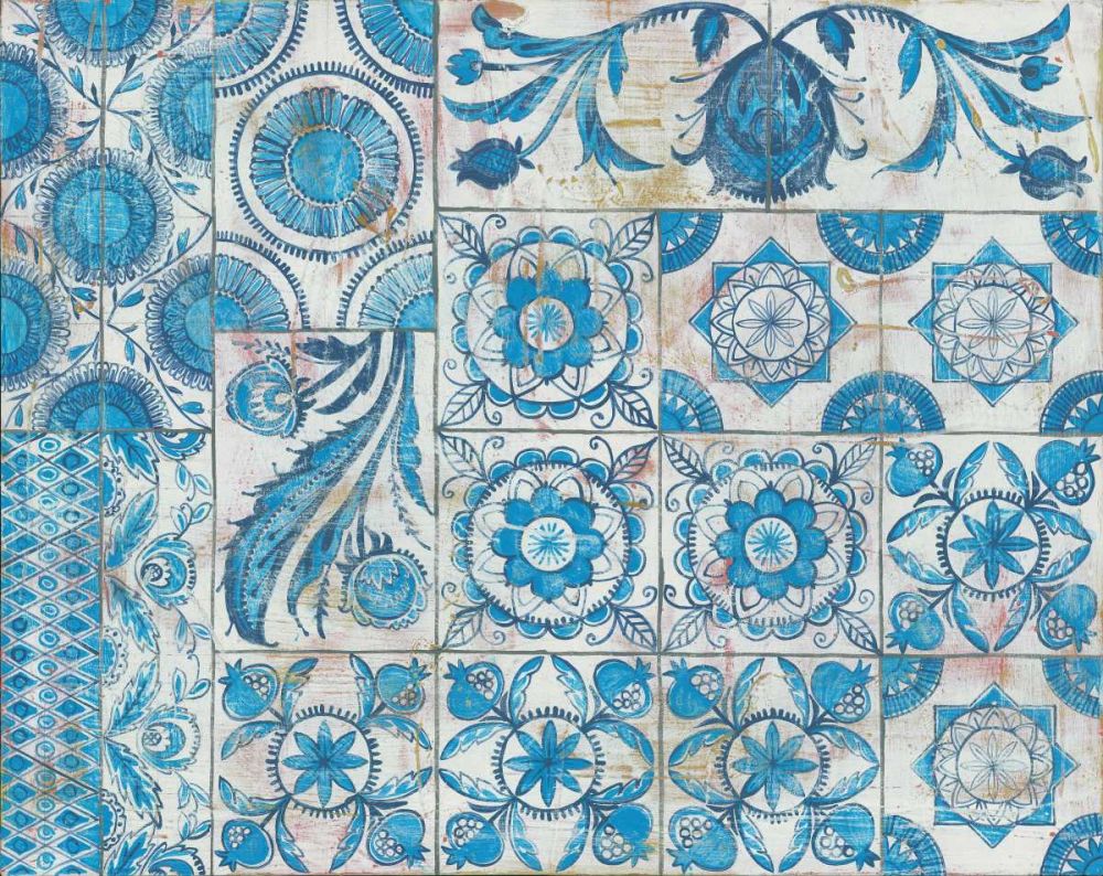 Istanbul Tiles art print by Kathrine Lovell for $57.95 CAD