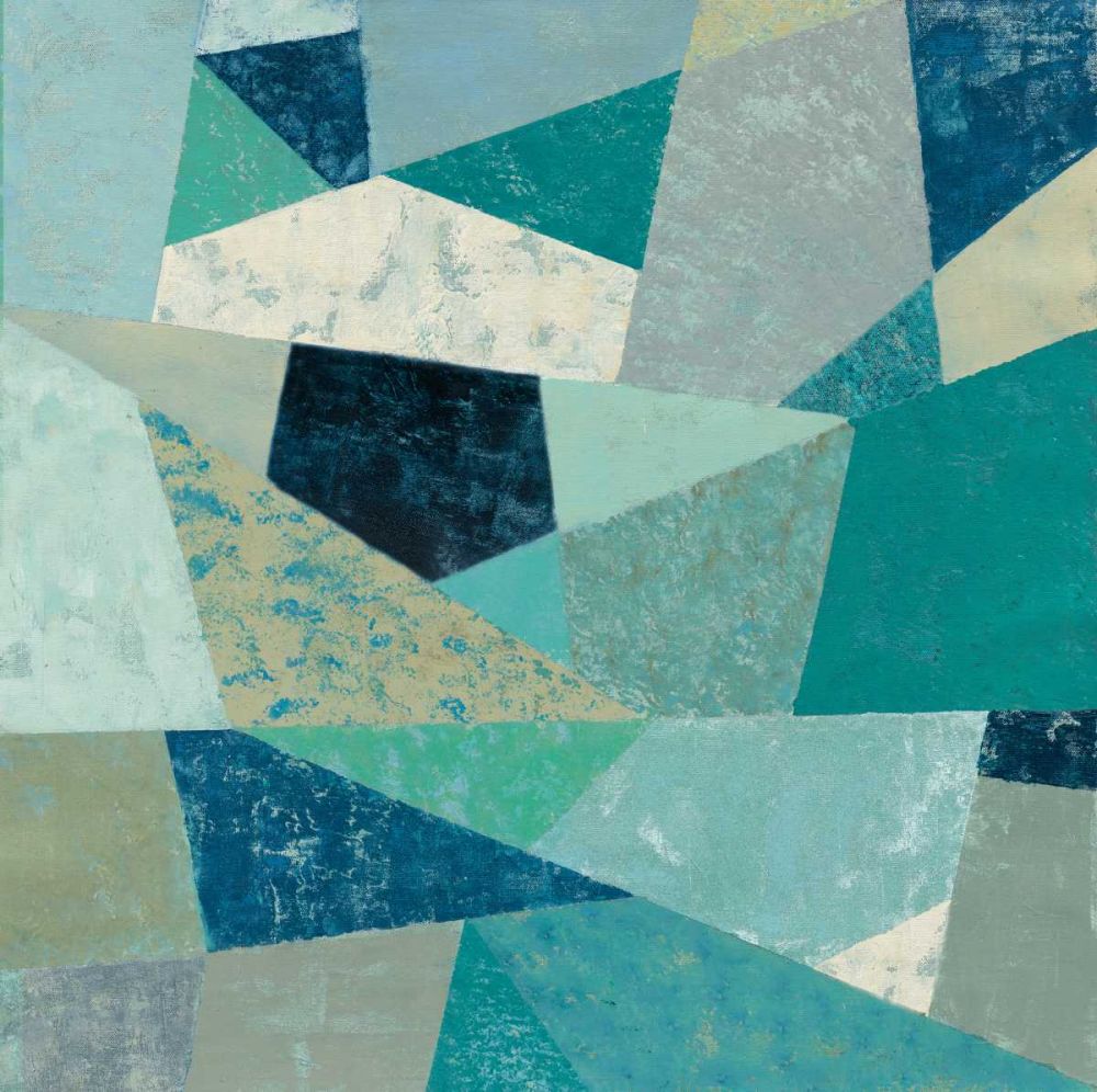 Indigo Geo Metric II art print by Silvia Vassileva for $57.95 CAD