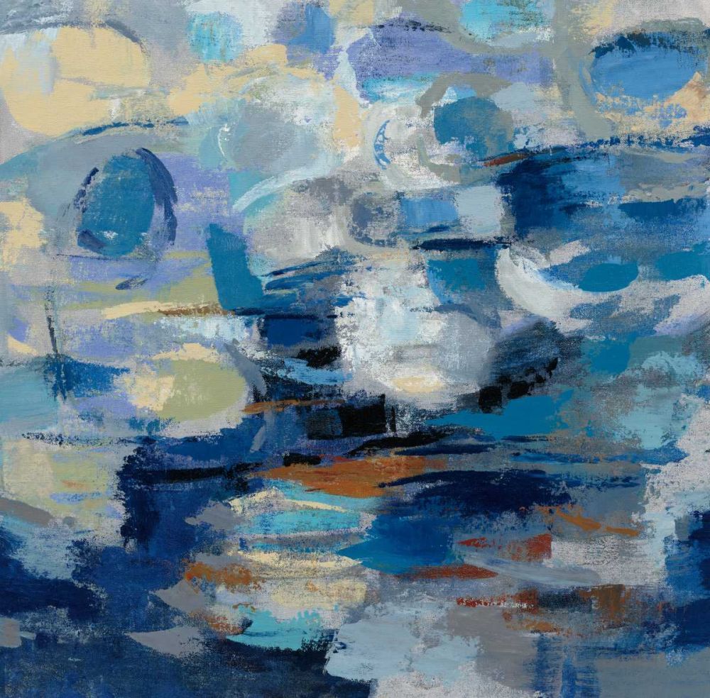 Ultramarine Waves I art print by Silvia Vassileva for $57.95 CAD