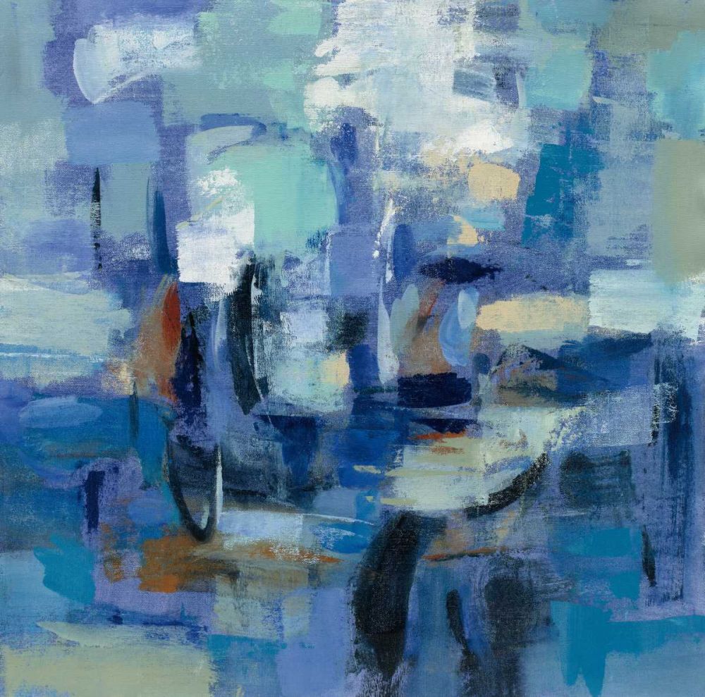 Ultramarine Waves II art print by Silvia Vassileva for $57.95 CAD