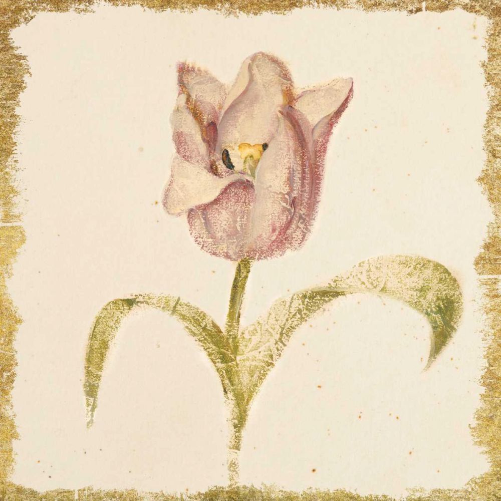 Vintage Blue Parrot Tulip Crop art print by Cheri Blum for $57.95 CAD