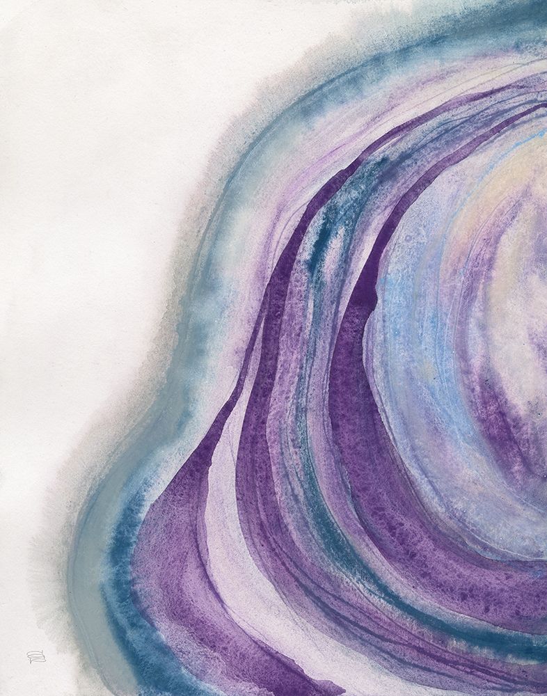 Watercolor Geode I art print by Chris Paschke for $57.95 CAD