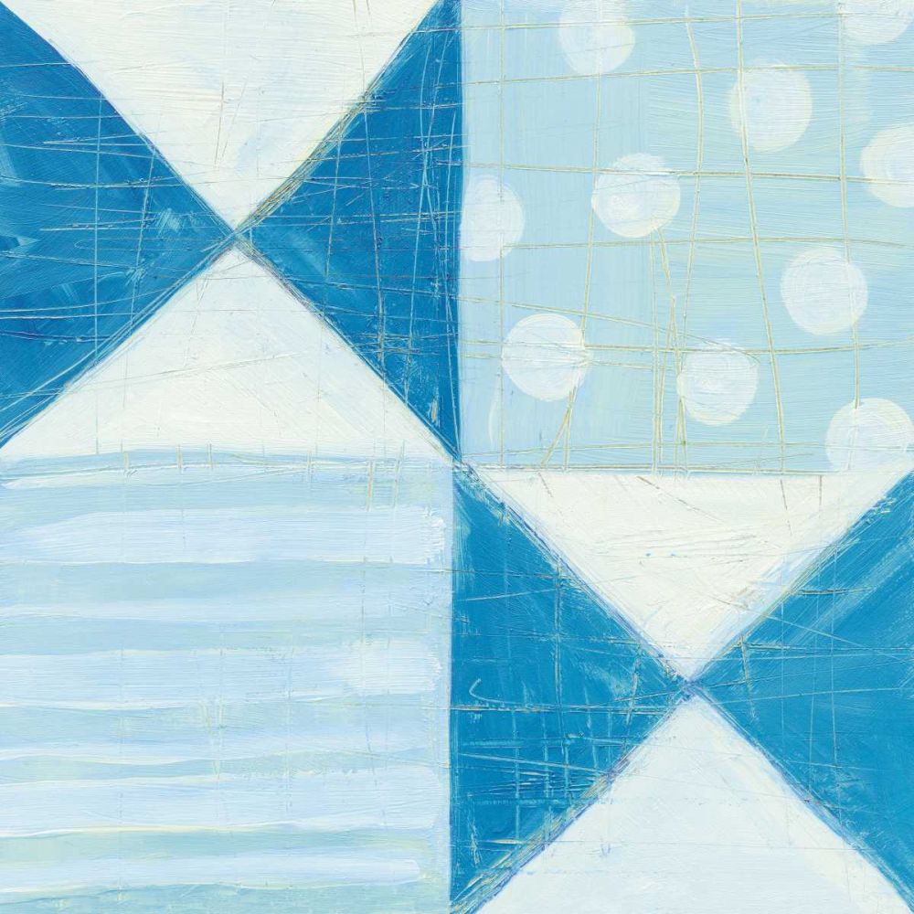 Modern Americana V Blue art print by Melissa Averinos for $57.95 CAD