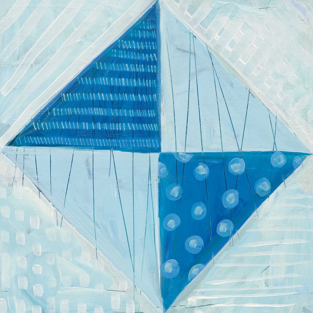 Modern Americana VI Blue art print by Melissa Averinos for $57.95 CAD