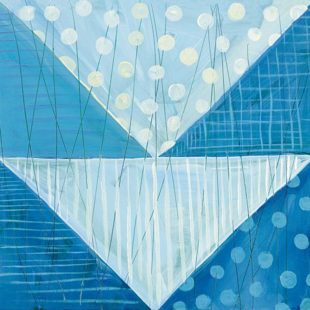 Modern Americana IX Blue art print by Melissa Averinos for $57.95 CAD