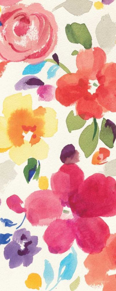 Popping Florals II art print by Danhui Nai for $57.95 CAD