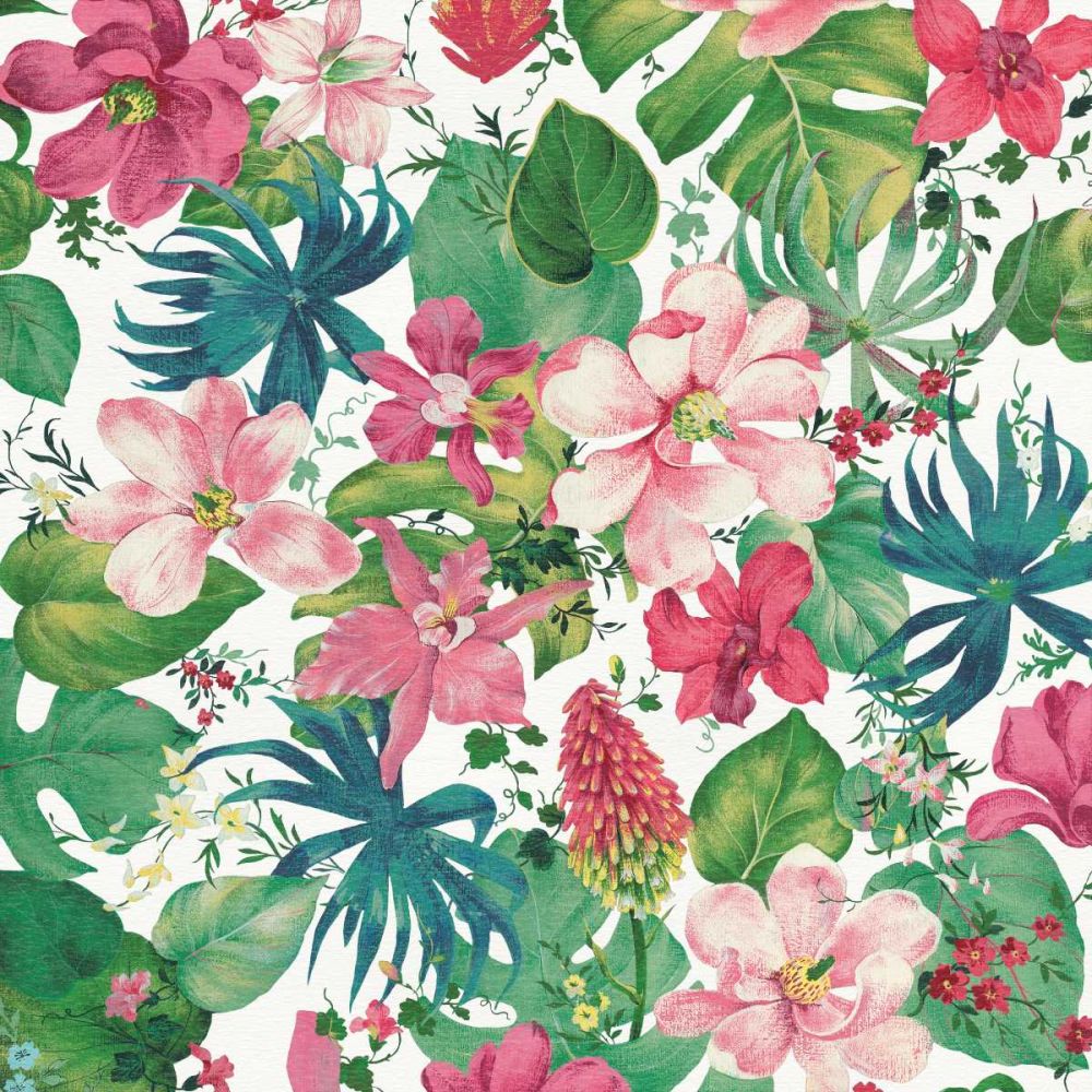 Tropical Dream Bright on White art print by Danhui Nai for $57.95 CAD