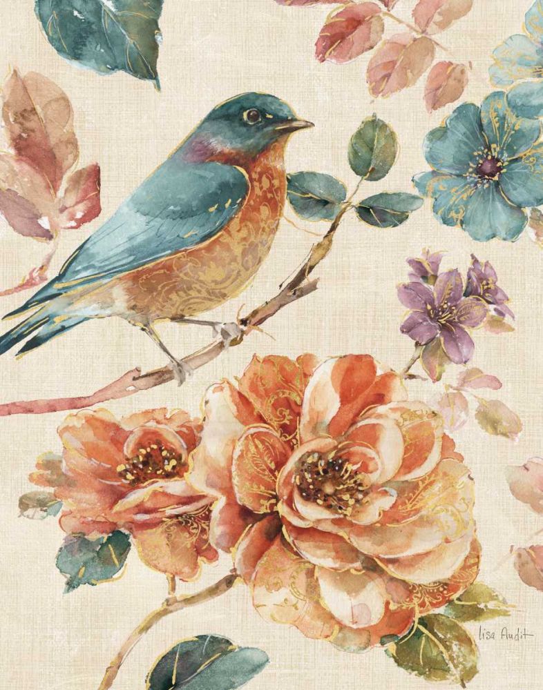 Spiced Nature III Linen Leaf art print by Lisa Audit for $57.95 CAD
