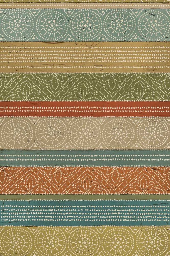 Batik Stripes II art print by Daphne Brissonnet for $57.95 CAD