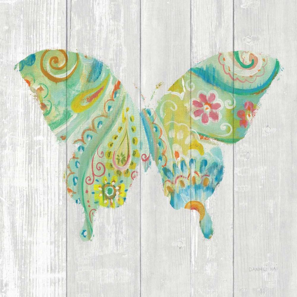 Spring Dream Paisley VIII art print by Danhui Nai for $57.95 CAD