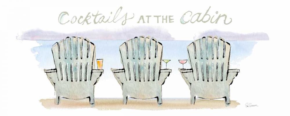 Girlfriends Cabin VII art print by Sue Schlabach for $57.95 CAD