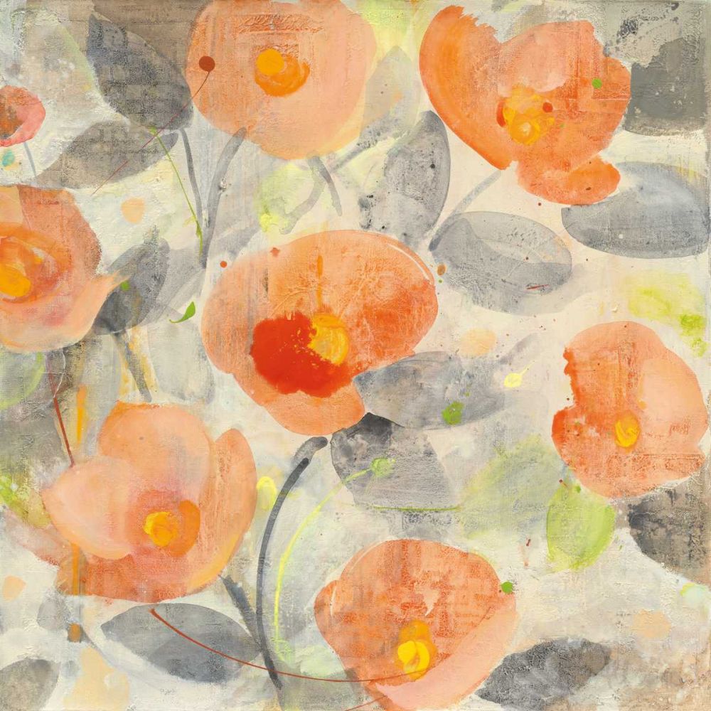 Poppy Garden II art print by Albena Hristova for $57.95 CAD