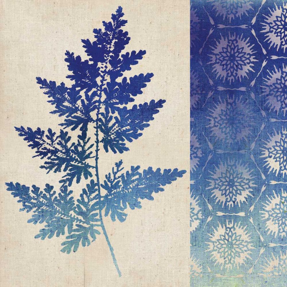 Indigo Leaves III art print by Studio Mousseau for $57.95 CAD