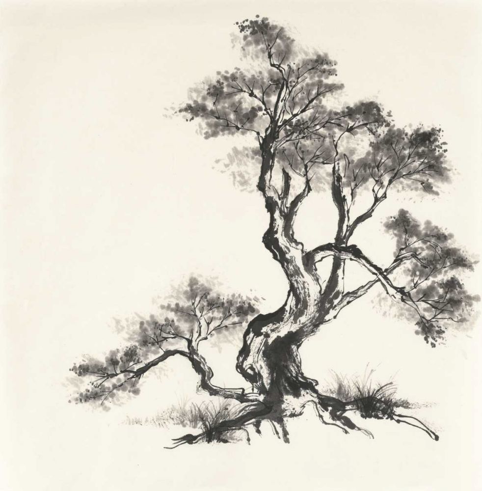 Sumi Tree I art print by Chris Paschke for $57.95 CAD