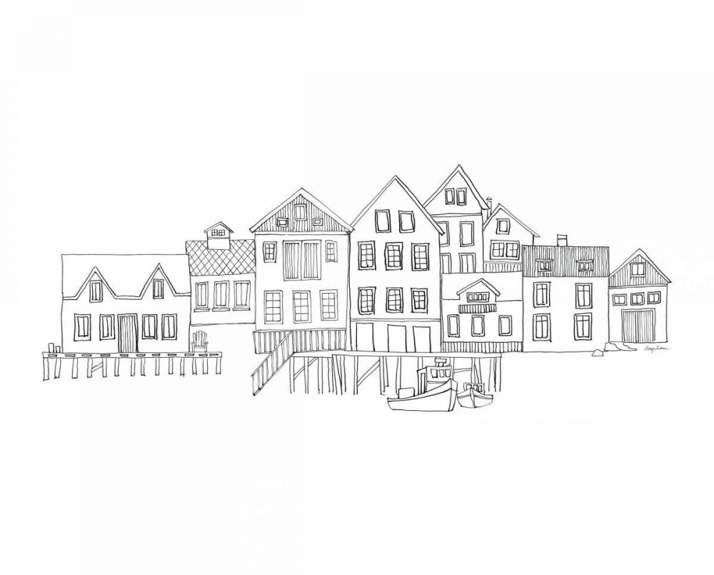 Nordic Village II art print by Avery Tillmon for $57.95 CAD