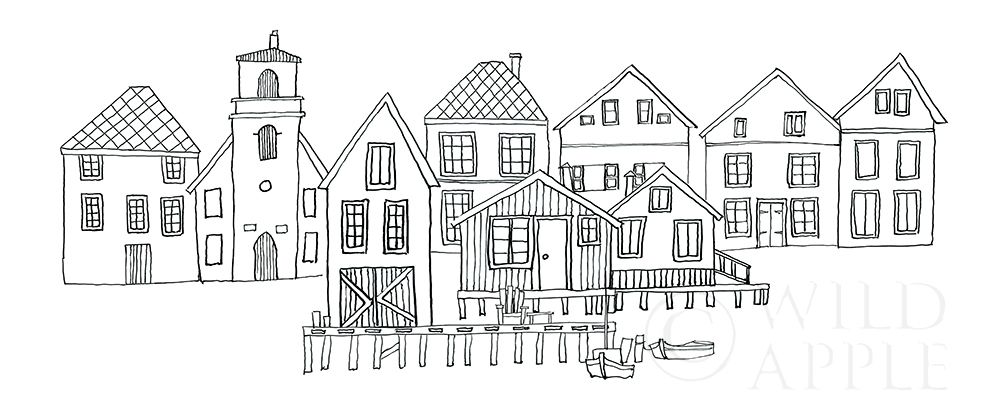 Nordic Village III Horizontal art print by Avery Tillmon for $57.95 CAD