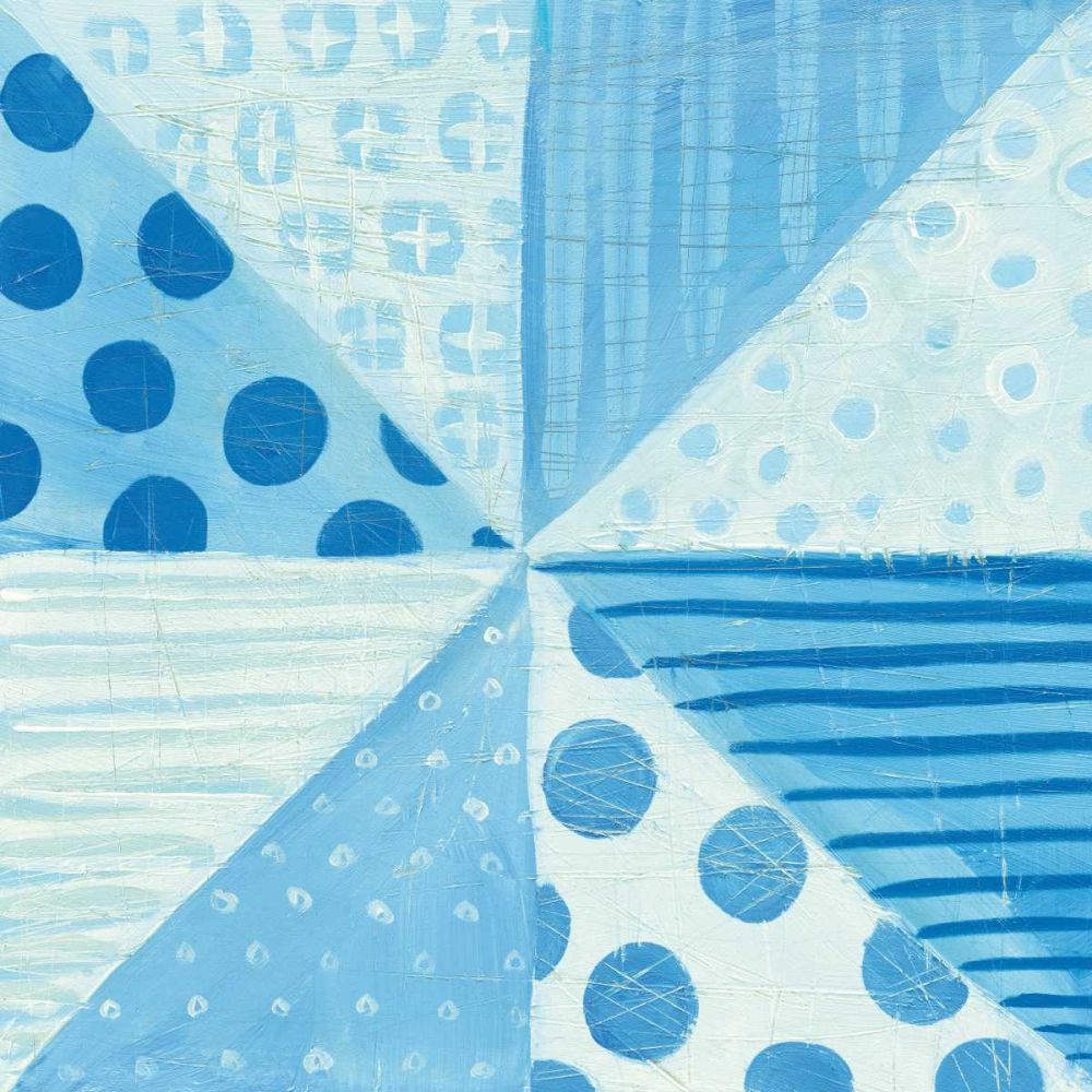 Modern Americana VIII Blue art print by Melissa Averinos for $57.95 CAD