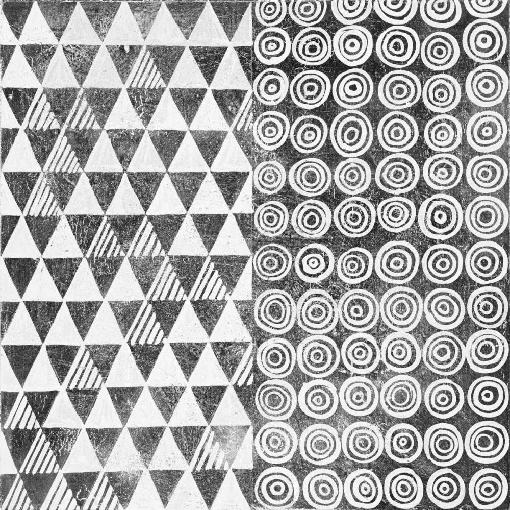 Maki Tile I BW art print by Kathrine Lovell for $57.95 CAD