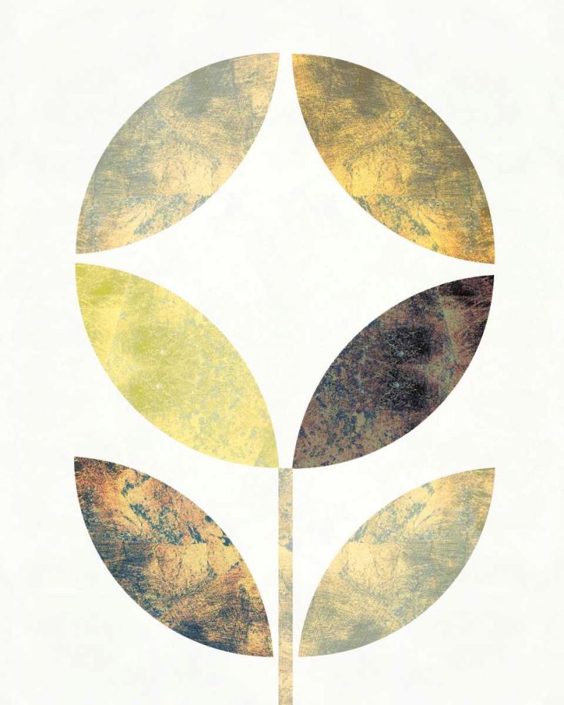 Golden Flower II art print by Michael Mullan for $57.95 CAD
