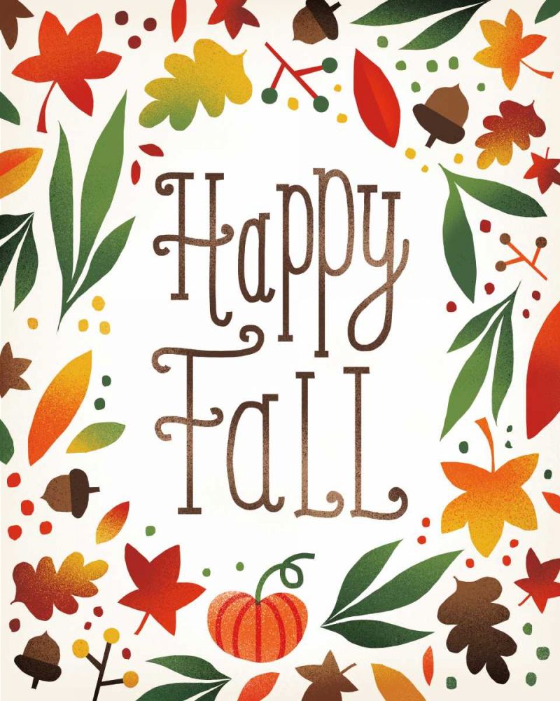 Harvest Time Happy Fall art print by Michael Mullan for $57.95 CAD