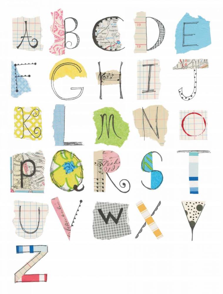 Alphabet I art print by Courtney Prahl for $57.95 CAD