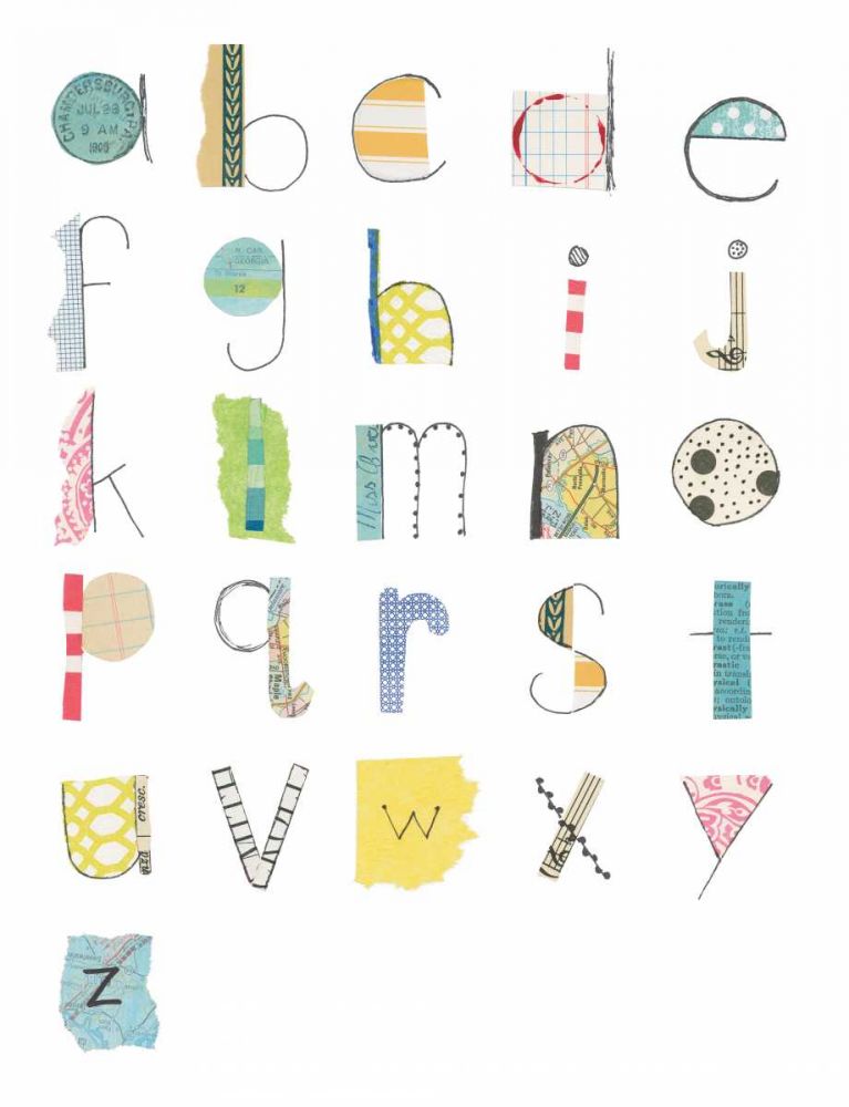 Alphabet II art print by Courtney Prahl for $57.95 CAD