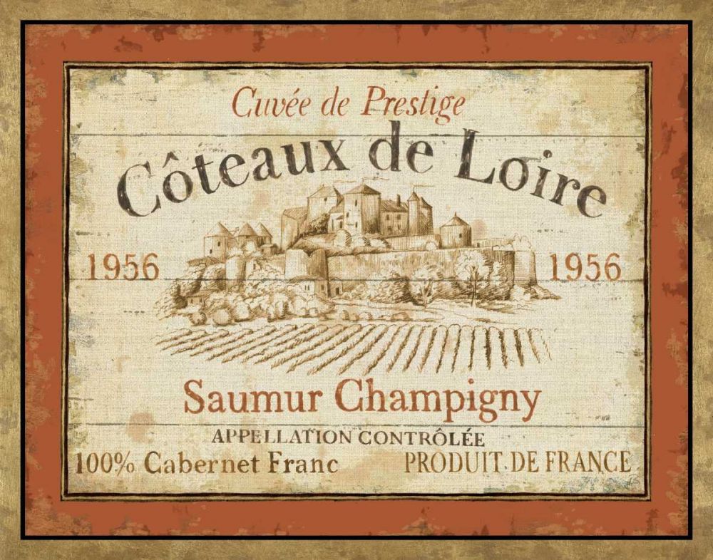 French Wine Label II art print by Daphne Brissonnet for $57.95 CAD