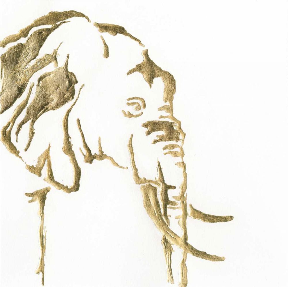 Gilded Elephant art print by Chris Paschke for $57.95 CAD
