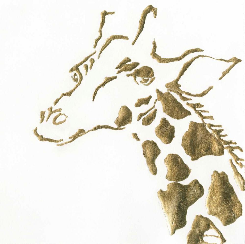 Gilded Giraffe art print by Chris Paschke for $57.95 CAD