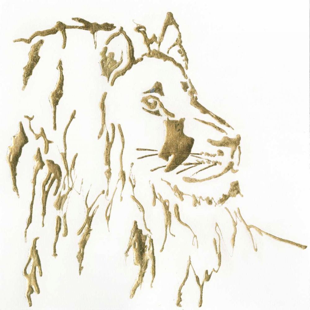 Gilded Lion art print by Chris Paschke for $57.95 CAD